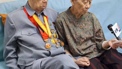 家住深圳福田的103岁抗战老兵孟祥科：年轻人要珍惜现在来之不易的好日子