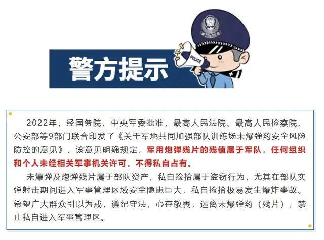 解放军报警!有人拾取3吨多炮弹残片卖钱,甚至有完整弹头?