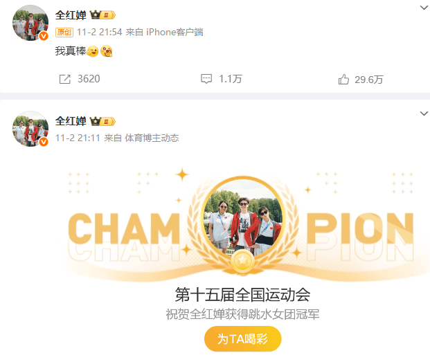 全红婵深夜发文：没有白走的路，对错都是我的脚印